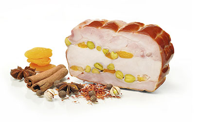 Roll with dried apricots and pistachios "PRIOSKOLSKY"