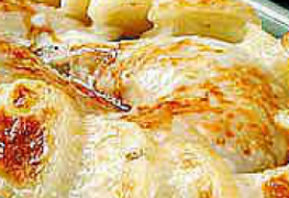 Chicken legs baked with mayonnaise