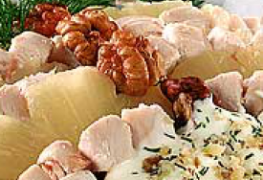 Chicken salad with pineapple