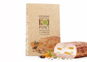Рулет «Домашний с курагой и фисташками»
