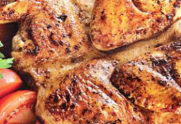 Цыпленок табака с приправой