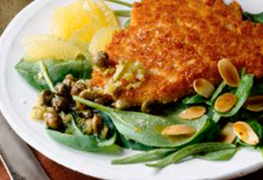 Куриная грудка в миндальной корочке