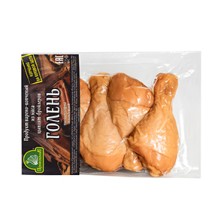 Продукт варено-копченый из мяса цыплят-бройлеров.  Голень
