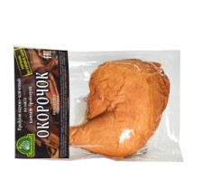 Продукт варено-копченый из мяса цыплят-бройлеров. Окорочок